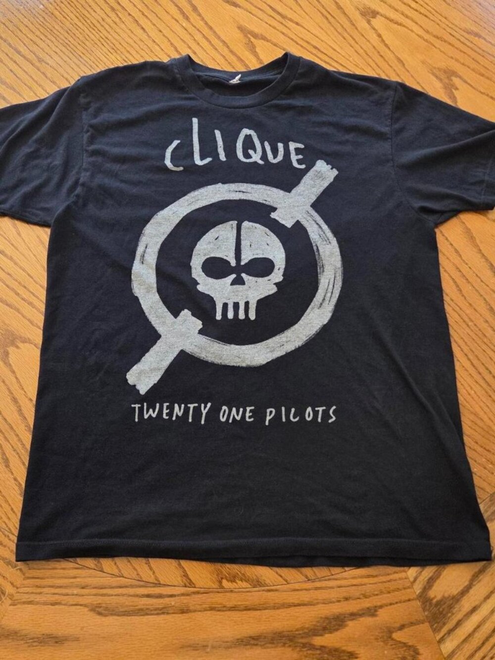 Twenty One Pilots Vessel Era Skeleton Clique Black Band Tee